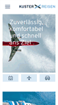 Mobile Screenshot of kuster-reisen.ch