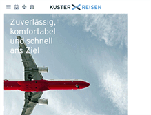 Tablet Screenshot of kuster-reisen.ch